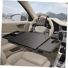 2-in-1 Car Steering Wheel Tray  Back Seat Table with Phone Holder   Height