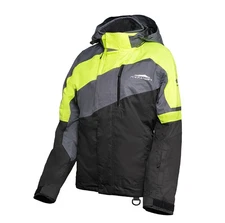 Kacahair    84410303    Katahdin Gear Recon Jacket Womens  Black Grey Hi Viz