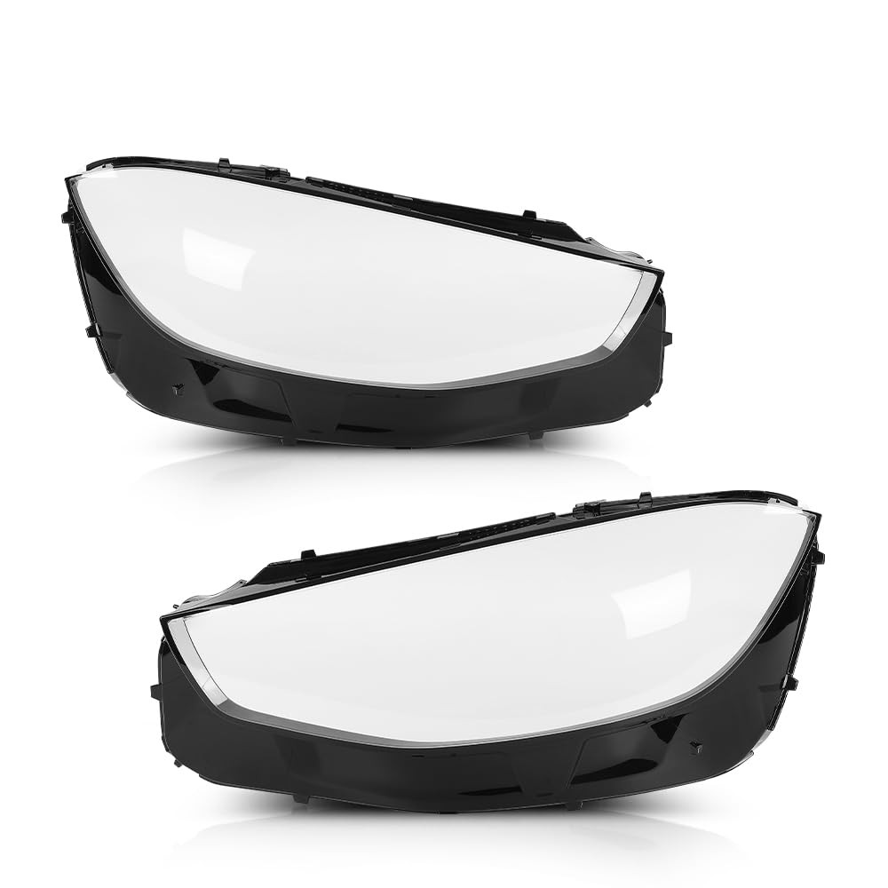 Headlight Lens Headlamp Cover Pair for Benz SClass W223 V223 Z223 2020 2024