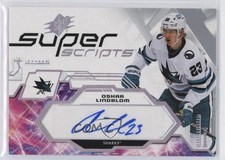 2023-24 SPx Superscripts Oskar Lindblom #SS-OL Auto 0ad