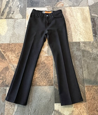 LEVI'S Vintage 90s SilverTab Jeans Women's Size 7 JR Black Flared Leg