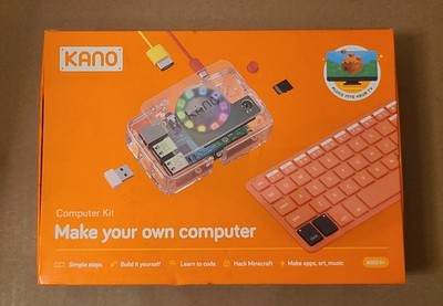 Kano Make Your Own Computer Kit Ages 6+ Learn to Code - SEALED IMPERFECT BOX