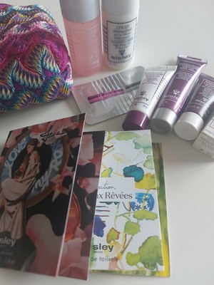 Sisley black rose Serie + Lotion Tonique + Cleasing Milk + Kosmetik Tasche