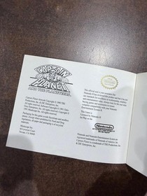 Captain Planrt and the Planeteers Nintendo NES Manual Only