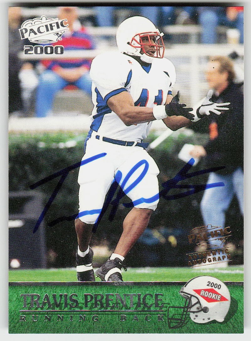 2000 Pacific #436 Travis Prentice FOOTBALL NFL