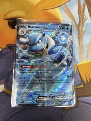 Pokémon TCG SV: 151 - Blastoise ex 9/165 - Holofoil NM
