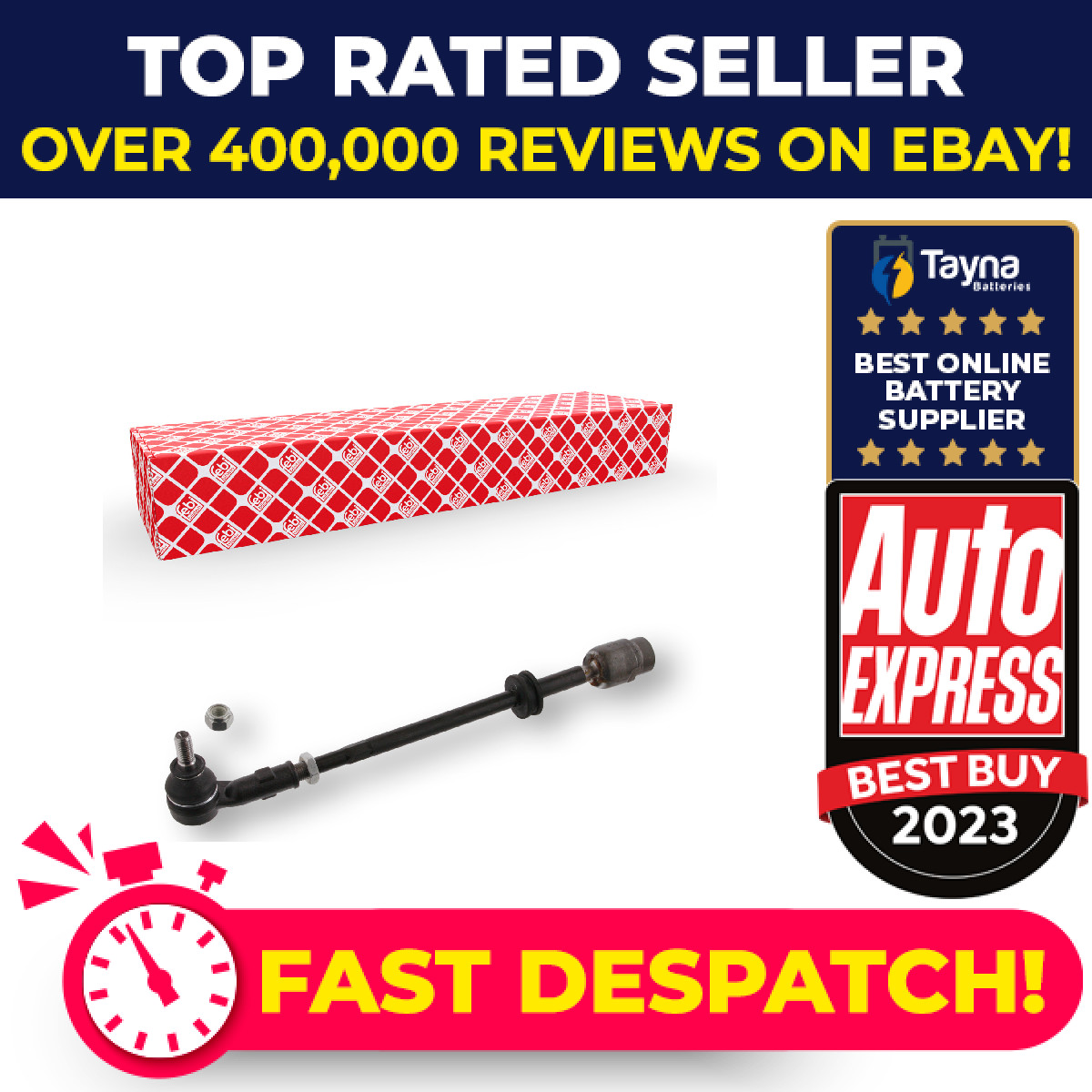 Steering Rod Assembly Left 02146 Febi 191419803 191419803A Quality Guaranteed