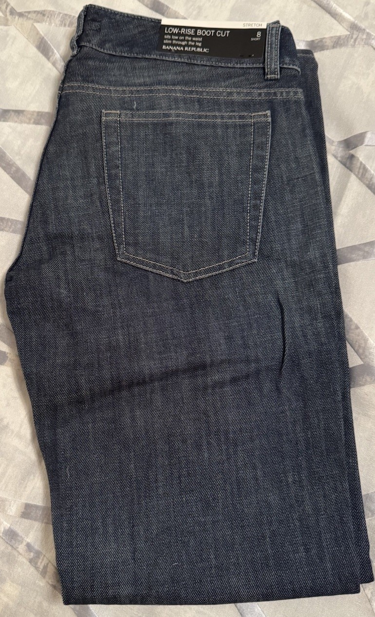 Banana Republic Low Rise Jeans Snd Black Shortsleve Top Set image 6