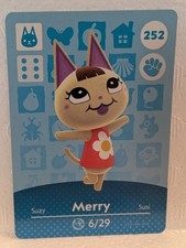 Merry Amiibo Card - Authentic Animal Crossing Amiibo Card  252