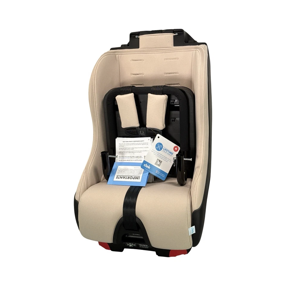 Asiento de coche convertible Clek Foonf con pestillo rígido, cremallera con leche ignífuga libre Foto 3 de 4
