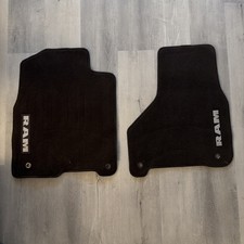 2013-2018 Dodge Ram Front Floor Mats 1500 2500 3500 Carpet Factory Black Oem