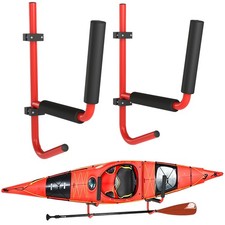 HOMCOM Kayak Wall Mount Rack Heavy Duty Storing Storage Hangers Canoe W/ Fixings