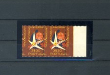 timbre du Portugal  paire du n° 844*** en neuf sans charnière  avec  variété.