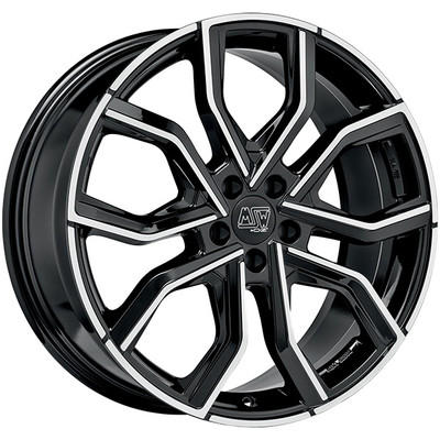 ALUFELGE MSW MSW 41 FUR KIA OPIRUS 8.5X20 5X114.3 GLOSS BLACK FULL POLISHED RJF