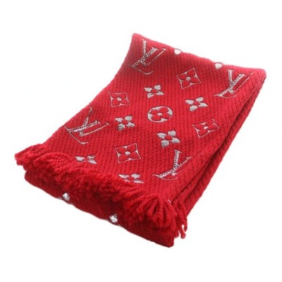 Louis Vuitton M75832 Muffler Stole Escharp Logomania Shine Red