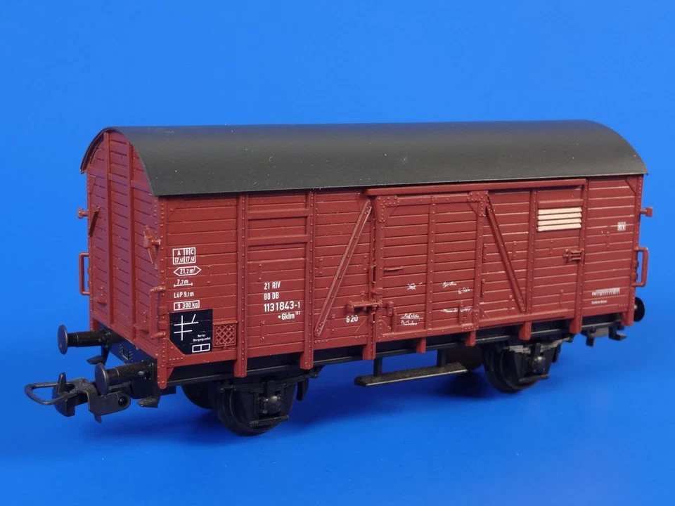PIKO H0 - Box Car DB G20 Gklm 21 Riv 80 DB 113 1843-1  / LN - Image 2 of 4