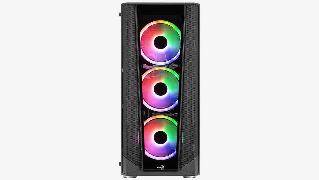 Aerocool PC Gehuse Prism ARGB Midi-башня Schwarz 17390₽