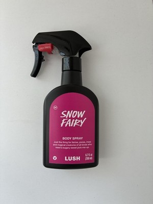 New Limited Edition Discontinued Lush Snow Fairy Body Spray 6.7 fl
