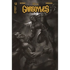 Gargoyles #12 Cover S Parrillo b&w 1:10 Variant Dynamite Entertainment