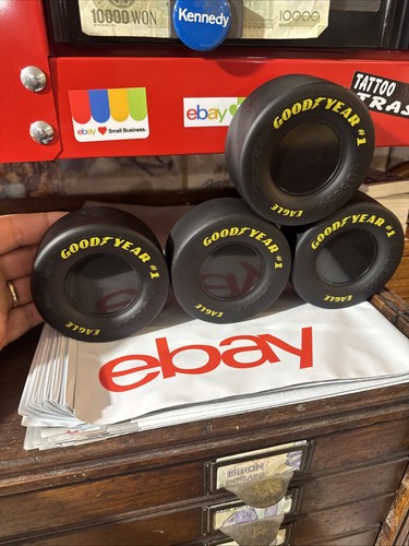 x4 Goodyear Tires Lot Racecar NASCAR Work Desk Garage Decoration Man Cave USA