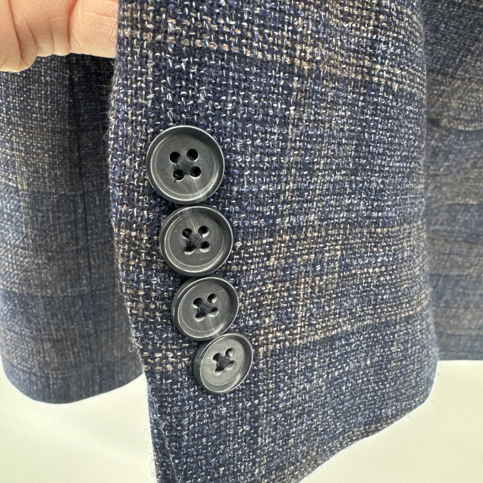 Brooks Brothers Lanificio CERRUTI 1818 WOOL 46R Blazer Suit Jacket Regent PLAID thumbnail 7