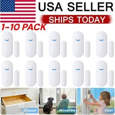 WiFi Door Sensor Window Magnetic Detector Burglar Alarm Home Tuya Security Lot