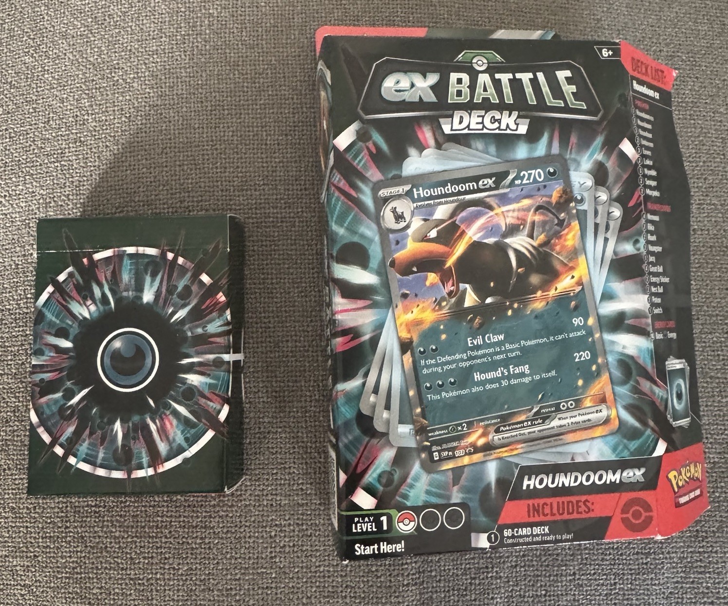 1 TCG Pokemon Ex Battle Deck HOUNDOOM EX 60 CARD DECK ~ NEW + OPEN BOX