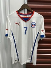 Puma Chile Away 14-15 Men's Soccer Jersey White