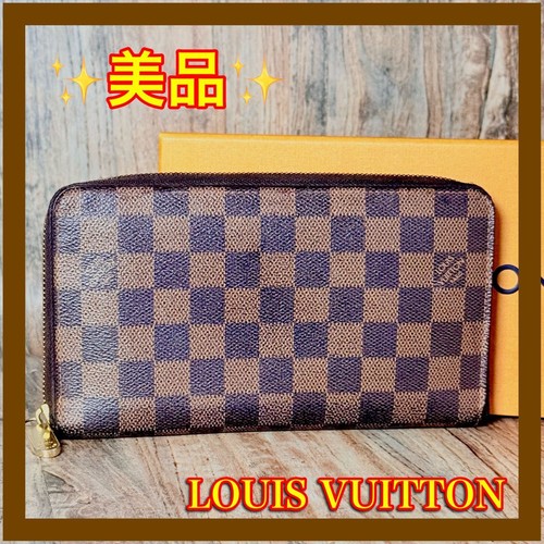 Louis Vuitton Damier Zippy Long Wallet Pre-owned From Japan