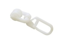Gardinia T-Rollring Mit Faltenlegehaken 20 StüCk, Weiß Gardinenringe