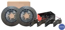 ORIG. BREMSSCHEIBEN NEU 380MM + BREMBO BREMSBELÄGE WK VORNE PORSCHE 911 991