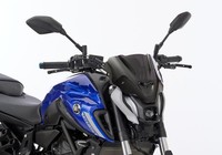 Ermax Naked-Bike-Scheibe Acrylic Durchsichtig Schwarz GetöNt FüR Yamaha MT-07