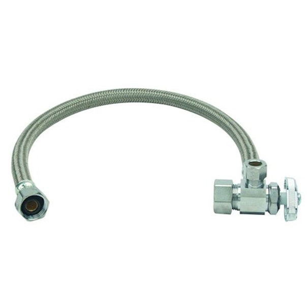 Brass Craft 12 x 38 x 38in Compression Dual Outlet Straight Supply Stop Valve 5990₽