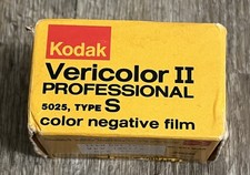 Vintage Kodak Vericolor II VPS 135-36 Type S Color Film 35mm 100 ISO 36 Exp NIB