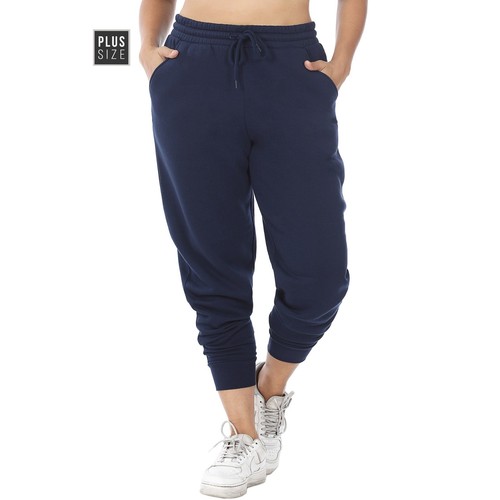Womens Plus Size Sweatpants Navy Blue Womens Joggers Relaxed Fit Size 1XL - Imagen 2 de 7