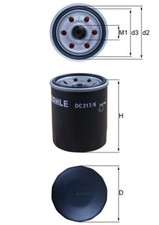 Ölfilter KNECHT OC 217/6 Anschraubfilter für SUZUKI IGNIS VITARA JIMNY BALENO ET