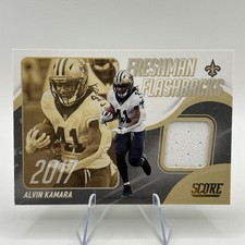 Alvin Kamara - 2021 Freshman Flashbacks Jersey Saints Patch Relic