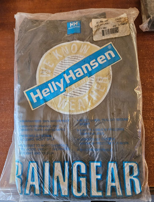 Helly Hansen Large Highliner Jacket With Hood Large Green 16 300-400