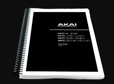 Akai Pro MPC 3.5 User Guide Manual: 451 Page Manual - Color - Coil Bound
