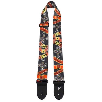 Guns N  Roses Appetite For Destruction Guitar Strap by Perris Leather