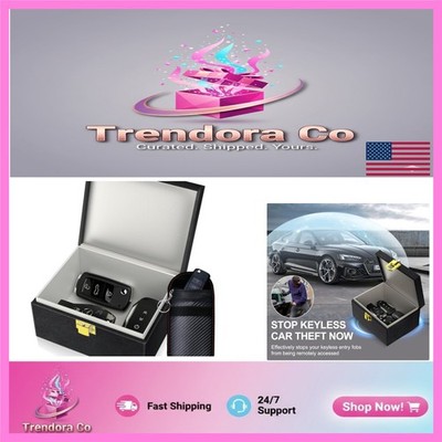Elegant Faraday Box & Bags Set for Keyless Car Security - Anti-Theft Shielding
