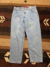 Jeans oversize vintage anni 90 Y2K Levis Silvertab uomo vestibilità ampia 38x31 lavaggio leggero