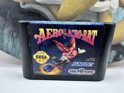 Aero the Acrobat Sega Genesis Authentic Tested Works