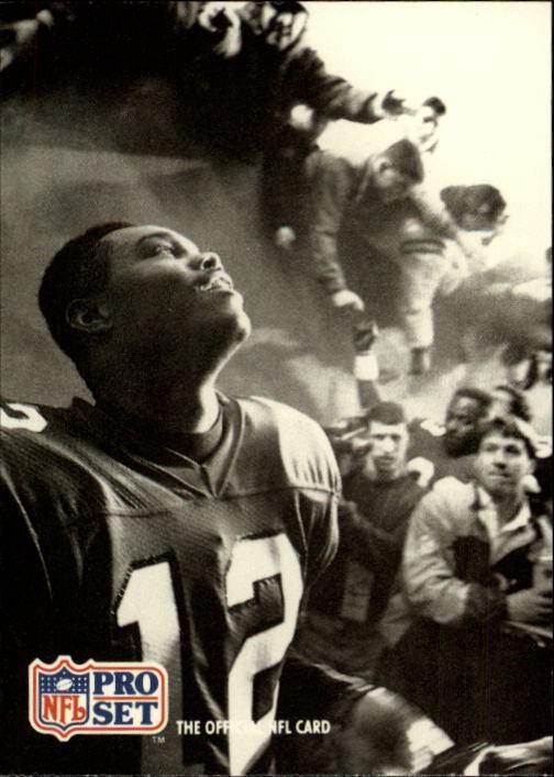 1991 Pro Set #712 1st Place BW PHOTO/Randall Cunningham - FB