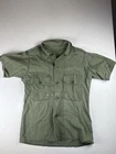 1963 Vintage US Army Men's OG 107 Shirt large Military Vietnam 60s