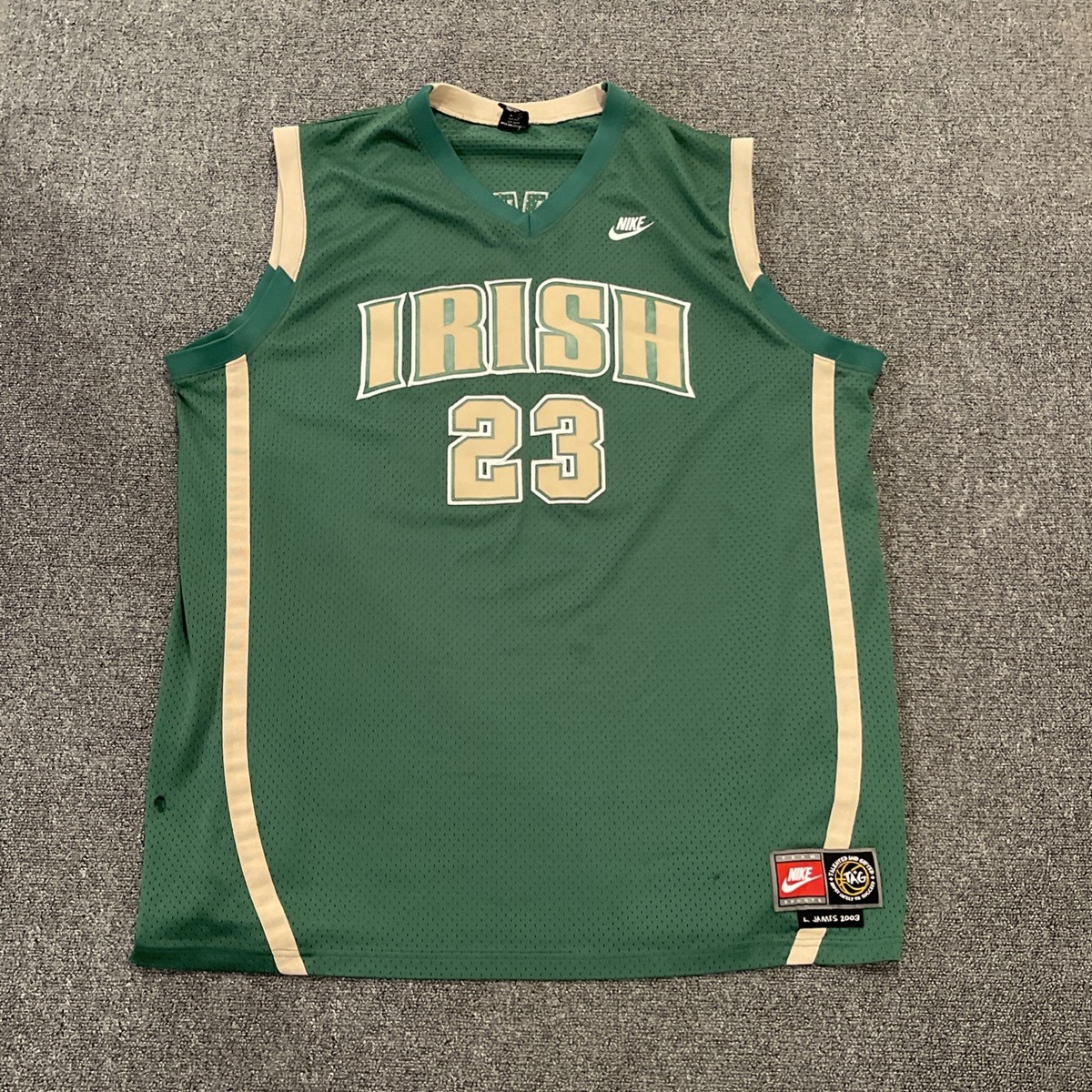 Nike LeBron James Irish High School Jersey Mens 3XL *Flaws* | eBay