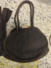 Vintage Hand Bag/ Clutch Swede E-6279 Industrial argentina Cabra Antilopada