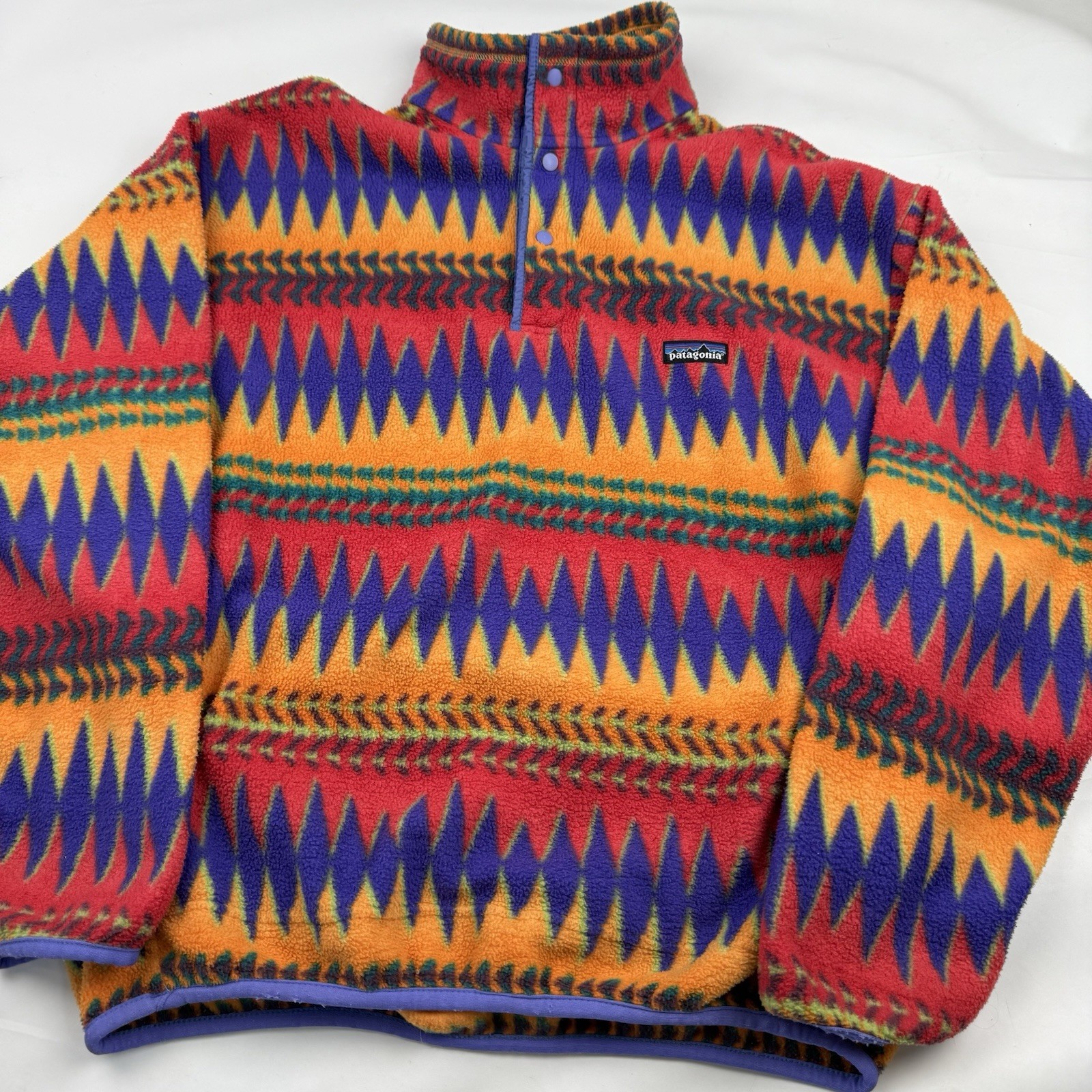 Patagonia Synchilla Minnehaha Flame Snap T Fleece Medium image 2