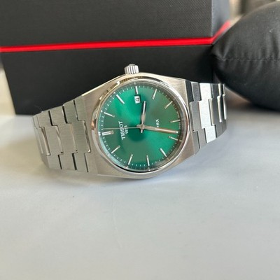 Tissot PRX Green Men's Watch - T137.410.11.091.00 for sale online