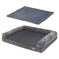 OrthopäDisches Hundebett MittelgroßE Hunde Hundesofa Waschbar Rutschfest 80X60Cm